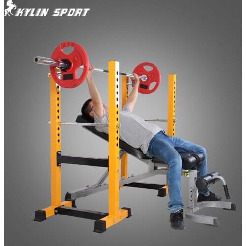 Split Half Frame The Squat Racks Does Weight Lifting Multi-function Strength Training Fitness Equipment