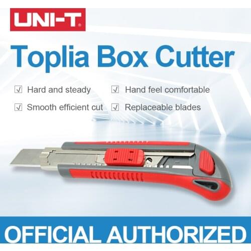 Toplia Box Cutter Utility Sliding Blade Knife Cardboard Cutting Stainless Steel Strong and Steady Mini Pocket Hand Tools