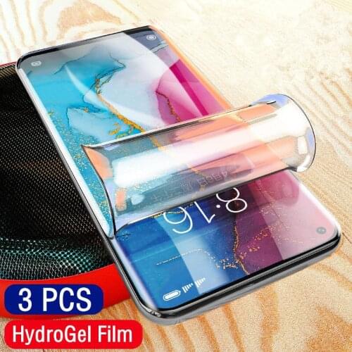 3Pcs Hydrogel Screen Protector Film For Oppo A5 A5S AX7 F11 Pro A5 A9 2020 Soft Film for RENO 10X Zoom Z 2 2Z 3 Pro Not Glass