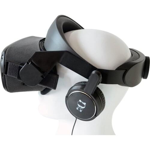 Comfortable Headband Strap for Oculus Quest VR Headset Accessories Adjustable Head Strap Non-slip VR Helmet Belt with Earphone