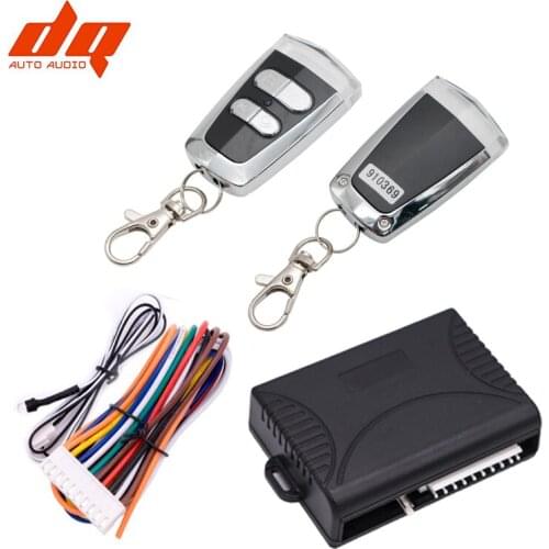 Universal Car Auto Remote Central Kit Door Lock Locking Vehicle Keyless Entry System With Remote Controllers Car alarm System