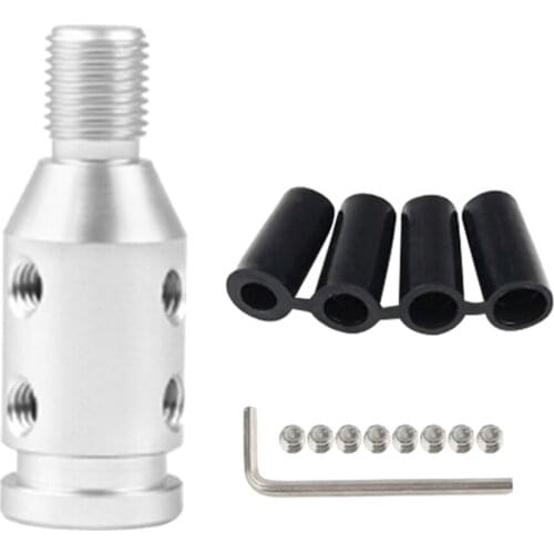 Universal Aluminum Shift Knob Adapter for BMW Non Threaded Shifters 12x1.25mm