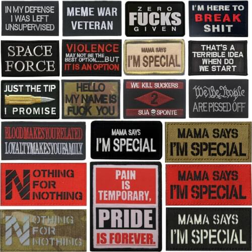 Embroidered Hook Patches Clothes Accessories Armbands Patch Sewings Appliques Paste Clothing Magic Sticker Removable Insignia