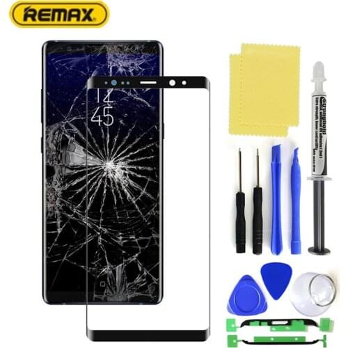 Protective Glass on the for Samsung Galaxy Note 8 9 10 max glass full cove Samsung Screen Tempered Glass Screen and Repair Kit