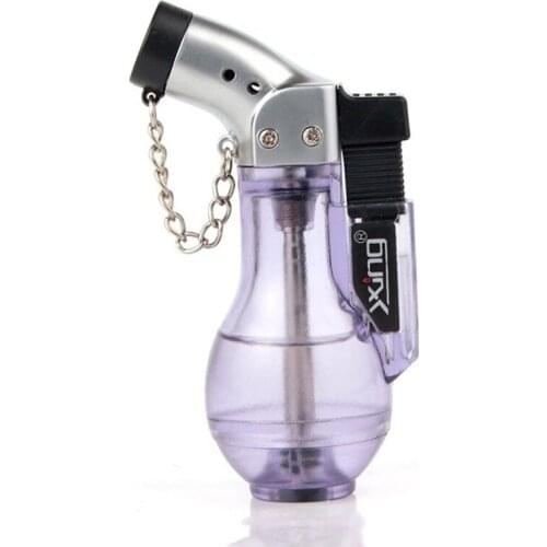 Creative Small Wine Bottle Straight Into Lighter Refill Gas Smoking Cigar for Weed Butane Windproof Gas Lighter for Women Gifts