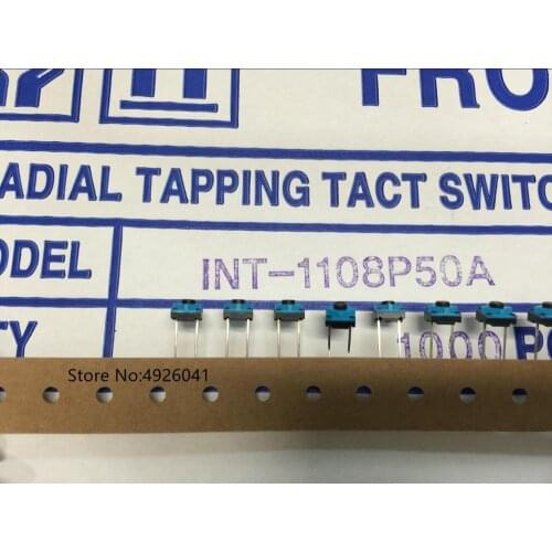 10PCS Tact switch 7*7*5 INT-1108P50A imported original