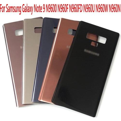10 Pcs For Samsung Galaxy Note9 N9600 SM-N960 N960F/FD/U/W/N Housing Battery Cover Back Cover Case Rear Door Chassis Glass Shell