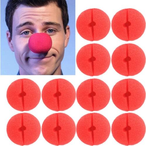 100pcs/Set Fun Foam Clown Nose Circus Party Comic Christmas Halloween Costume Favor Supplies Decorations