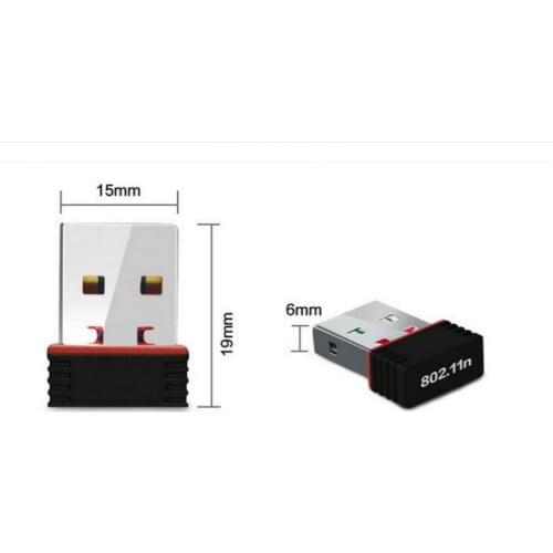 100pcs/lot 150M Mini USB wireless network card WiFi signal transmitter /receiver desktop WLAN USB Adapter wCD disc Pet