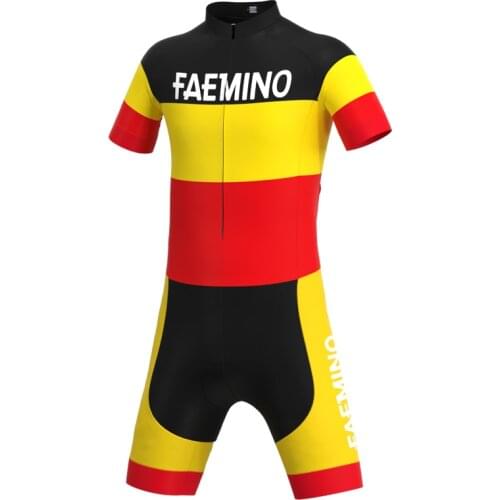 1962 Competition Italy FAEMINO Team Retro Man Cycling Jumpsuit Jersey Triathlon Mtb Bike Siamese Jersey maillot ciclismo hombre