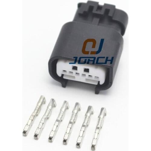 Free shipping 5sets 6pin wire connector Land rover new wing tiger edge mondeo ford fox finder radar rearview camera plug