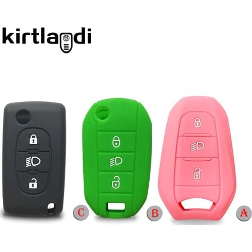 3 Buttons Remote Key Case for Citroen C2 C3 C5 X7 C4 Picasso Berlingo for Peugeot 2008 208 508 5008 207 407 307 3008 308 Cover