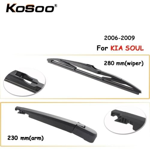 KOSOO Auto Rear Car Wiper Blade For KIA SOUL,280 mm 2006-2009 Rear Window Windshield Wiper Blades Arm,Car Accessories Styling