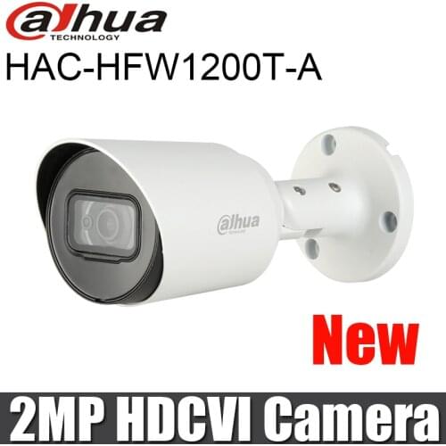 Dahua 2MP HDCVI Camera IR Bullet DH-HAC-HFW1200T-A IR 30m Smart IR IP67 DC12V HD and SD output switchable In stock