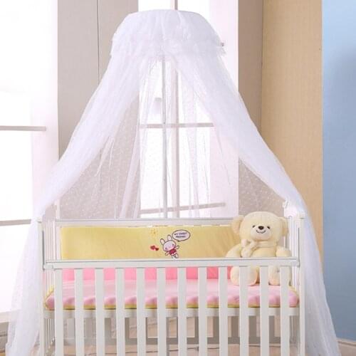 Infant Baby Bed Crib Netting Summer Baby Mosquito Net Newborn Repellent Tent Dome Hanging Tent Kids Crib Canopy Room Decor