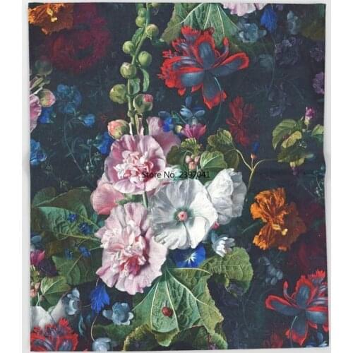 Flower Japanese Painting Design Throw Blanket Warm Microfiber Blanket Printed Cover Cloth For Beds Sofa Travel Home Use Decor