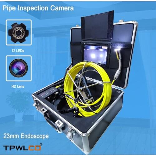 20m 30m 40m 50m Pipe Inspection Drain Sewer Camera IP68 Waterproof Industrial CCTV Endoscope DVR Record