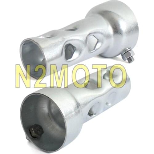 2pcs Motorcycle 47mm DB Killer Exhaust Noise Reducer Baffle Insert Universal for Harley Chopper Cafe Racer Sportster Touring