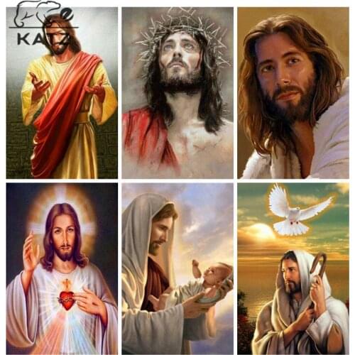 Christian Diamond Painting Home Decoration 5D Diamond Embroideri Painting Pictur Anime Patches Religious Mosaic Art Diy Toy