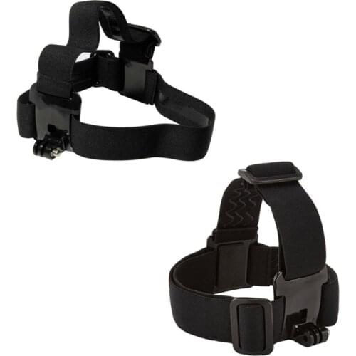 Camera Head Strap Mount, Wearing Headband Belt Holder Adjustable Compatible with Hero 5/4/3 Series /Yi 4K Action Cameras