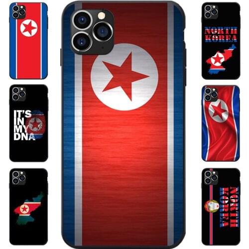 For REDMI 5 6 7 8 T A K20 30 S2 NOTE PRO PLUS North Korea National Flag Coat Of Arms Map Soft TPU Phone Back Cases
