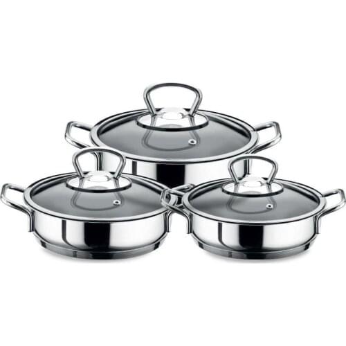 Aryılıdız 10010 6 Piece Sahan Set Metal Handle