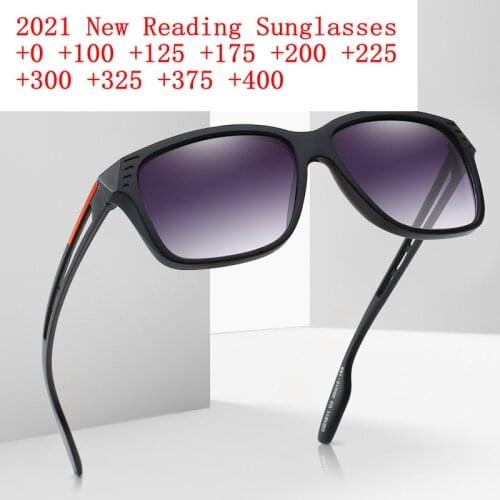 Ultralight Women Men Reading Glasses Retro Gray Lens Presbyopic Sunglasses Male Sports Reader Eyewear +1.5 2.0 3.0 4.0 NX