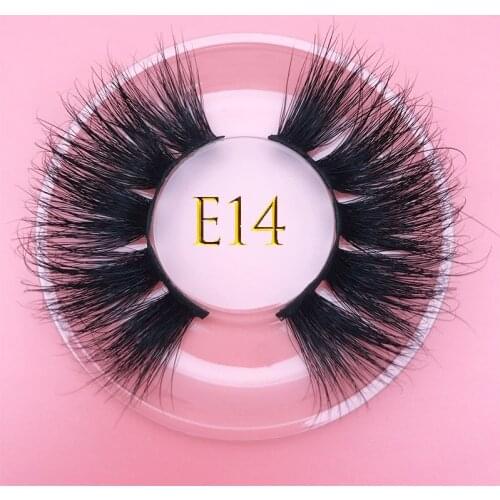 E14 Mikiwi 25mm REAL MINK eyelashes full strip lashes 3D mink lash thick handmade cruelty free 16 styles false eyelashes makeup