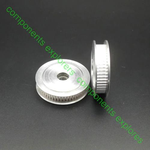 GT2/2GT Idler Timing Pulley(pulleys with bearing):50 teeth,5mm bore for 6mm width belts with one 695ZZ ball bearing
