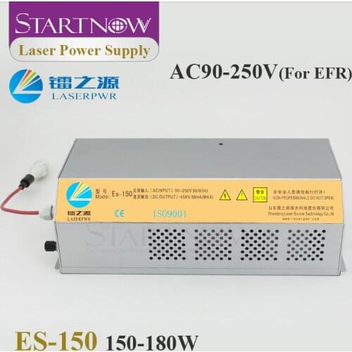 Startnow HY-ES150 Laser Power Supply for 150-180W CO2 Laser Tube Laser Machine ES150 ES Series 110V 220V Universal Source Device