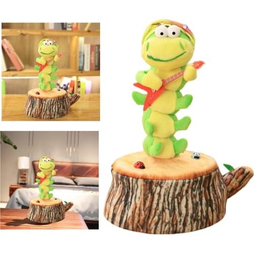 Dancing Caterpillar Shake Swing Sing & Dance Electronic Stuffed Toys Kids Gift Home Decor