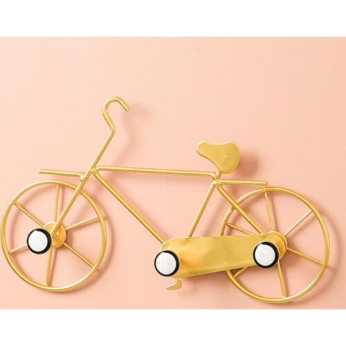 Hanger Bicycle Shape Wall Art Decor Iron Coat Hats Key Chain Storage Hook Practical Corrosion-Resistant Door Racks Towel Holder