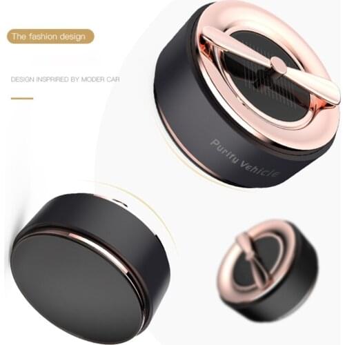 Solar Energy Rotating Air Freshener Aromatherapy Essential Oil Diffuser Interior Decorative Gifts Accessories for Car