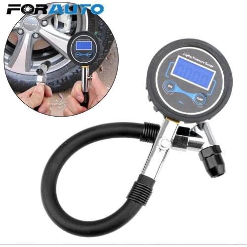 High Precision Auto Tire Pressure Gauge LCD Display Digital Tire Tester Tire Repair Tools for Car Truck Vehicle Motorcycle