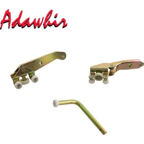 1 SET Hinge RIGHT side center top bottom roller guide for Volkswagen T4 transport compartment door sliding door
