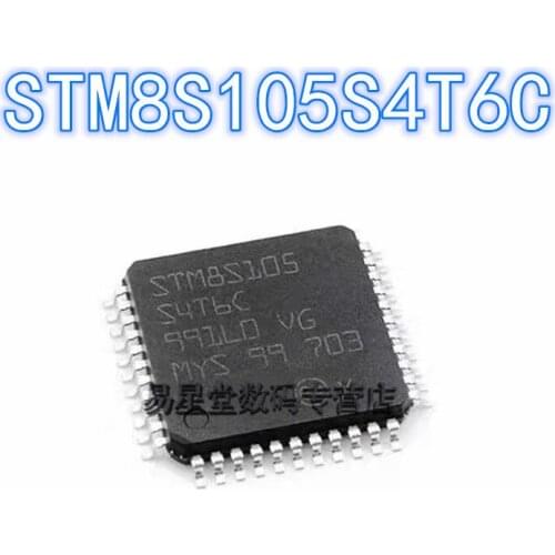 1PCS-5PCS 100% new original authentic STM8S105S4T6C QFP-44 8S105S4T6C QFP44 8-bit microcontroller chip