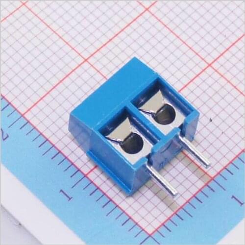 10PCS KF301-2P KF301-5.0-2P KF301 Screw 2Pin 5.0mm Straight Pin PCB Screw Terminal Block Connector