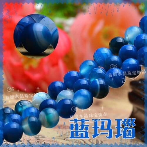 2018 Hot Sale Erkek Bileklik Bracelets & Bangles Natural Pattern Agate Semi-finished Products In The East Sea Wholesale Beads
