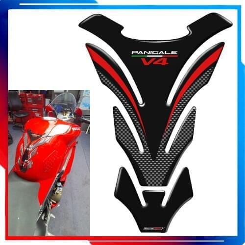 3D Motorcycle Gas Fuel Oil Tank Pad Protector Sticker Decal case for Ducati Panigale V4 S R Speciale Tank pad Accessories