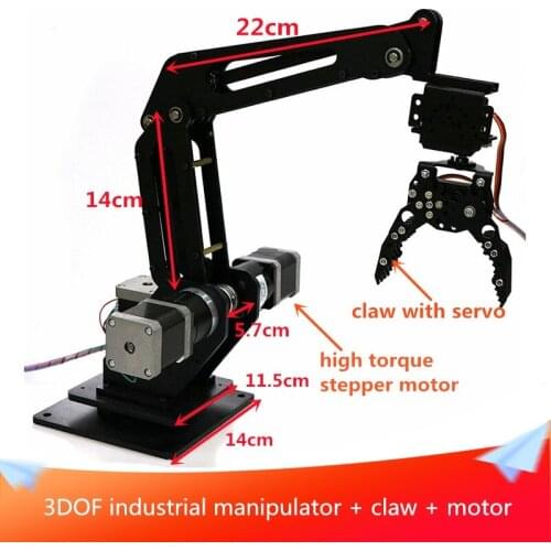 3DOF Manipulator Claw Send Source Code and Installation Manual/Industrial Robot Arm Color Identification Robot Arm 3D Printing