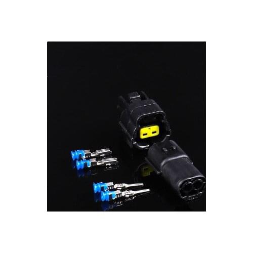 5/10/20/50/100sets/lot 2 Pin/Way 1.8 Series Econoseal Connector Intake Air Temp Sensor Plug For Mazda RX7 FD 174354-2 174352-2