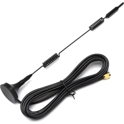 5G mini antenna helical spring 2G GSM 3G GPRS 4G NB-IoT full band mobile magnetic base station IOT antennas sma male 18dbi RG174