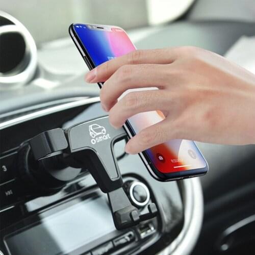 Car Phone Holder Navigation GPS Folding Bracket Interior Decoration For Smart fortwo forfour 451 453 Universal Accessories