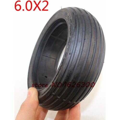 Free Shipping Size 6.0x2 Rubber Solid Tire Fits for Electric Balanced Car Electric Scooter
