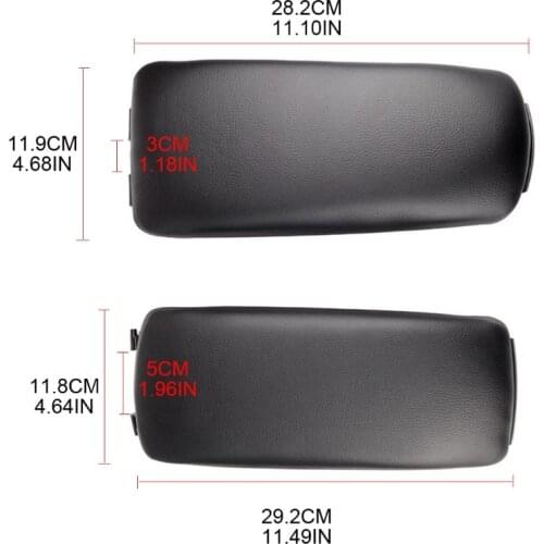 N0HF Central Armrest Box Cover Automotive Interior Protective Parts Compatible with 2000-2008 for audi A4 A6 B6 B7 C6 S4