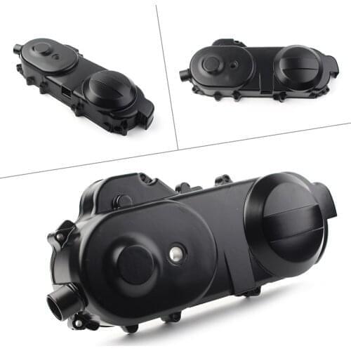 Black Left Crankcase Engine Cover Short Case For Motor GY6 49cc 50cc Scooter QMB139 Moped
