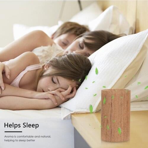 Wooden Essential Oil Aromatherapy Diffuser Wooden Aroma Diffuser Eco-Friendly Fragrance Diffused Wood Refreshing Sleep Aid