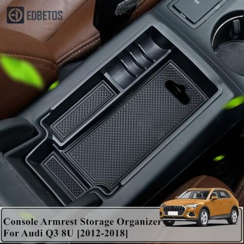 For Audi Q3 8U 2012 2013 2014 2015 2016 2017 2018 Accessories For Audi Q3 8U Car Storage Organizer For Audi Q3 8U Armrest Box