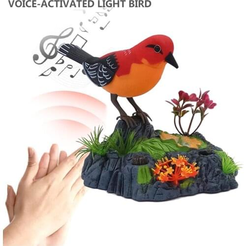 Electronic Induction Will Speak Repeat Parrot Singing Ostrich Motion Sensor Activate Pronunciation ChildrenS Electric Toys