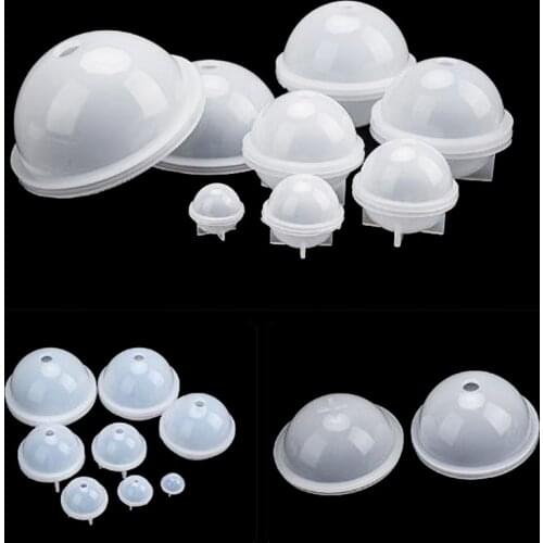 5 sizes Round ball charms Decoration Silicone Mold Resin Silicone Mould handmade Jewelry Making tools epoxy resin molds